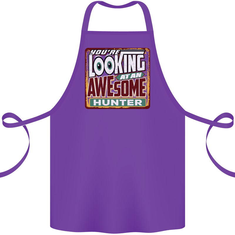 You're Looking at an Awesome Hunter Cotton Apron 100% Organic Purple