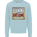 You're Looking at an Awesome Hunter Mens Sweatshirt Jumper Light Blue