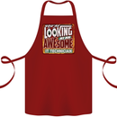 You're Looking at an Awesome IT Technician Cotton Apron 100% Organic Maroon