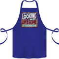 You're Looking at an Awesome IT Technician Cotton Apron 100% Organic Royal Blue