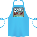 You're Looking at an Awesome IT Technician Cotton Apron 100% Organic Turquoise