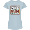 You're Looking at an Awesome IT Technician Womens Petite Cut T-Shirt Light Blue