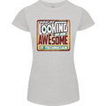 You're Looking at an Awesome IT Technician Womens Petite Cut T-Shirt Sports Grey