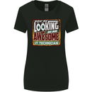 You're Looking at an Awesome IT Technician Womens Wider Cut T-Shirt Black