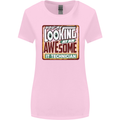 You're Looking at an Awesome IT Technician Womens Wider Cut T-Shirt Light Pink
