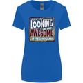 You're Looking at an Awesome IT Technician Womens Wider Cut T-Shirt Royal Blue