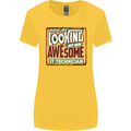 You're Looking at an Awesome IT Technician Womens Wider Cut T-Shirt Yellow