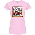 You're Looking at an Awesome Janitor Womens Petite Cut T-Shirt Light Pink