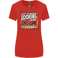 You're Looking at an Awesome Judge Womens Wider Cut T-Shirt Red