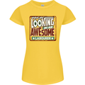 You're Looking at an Awesome Labourer Womens Petite Cut T-Shirt Yellow