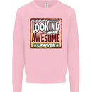 You're Looking at an Awesome Lawyer Mens Sweatshirt Jumper Light Pink