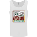 You're Looking at an Awesome Lawyer Mens Vest Tank Top White
