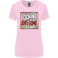 You're Looking at an Awesome Lecturer Womens Wider Cut T-Shirt Light Pink