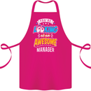 You're Looking at an Awesome Manager Cotton Apron 100% Organic Pink