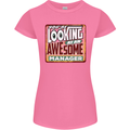 You're Looking at an Awesome Manager Womens Petite Cut T-Shirt Azalea
