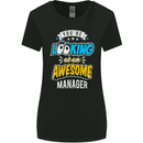 You're Looking at an Awesome Manager Womens Wider Cut T-Shirt Black