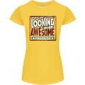 You're Looking at an Awesome Masseuse Womens Petite Cut T-Shirt Yellow