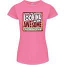 You're Looking at an Awesome Mathematician Womens Petite Cut T-Shirt Azalea