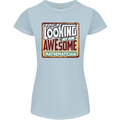 You're Looking at an Awesome Mathematician Womens Petite Cut T-Shirt Light Blue