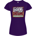 You're Looking at an Awesome Mathematician Womens Petite Cut T-Shirt Purple