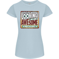 You're Looking at an Awesome Mechanic Womens Petite Cut T-Shirt Light Blue