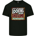 You're Looking at an Awesome Nutritionalist Mens Cotton T-Shirt Tee Top Black