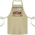 You're Looking at an Awesome Papa Cotton Apron 100% Organic Khaki