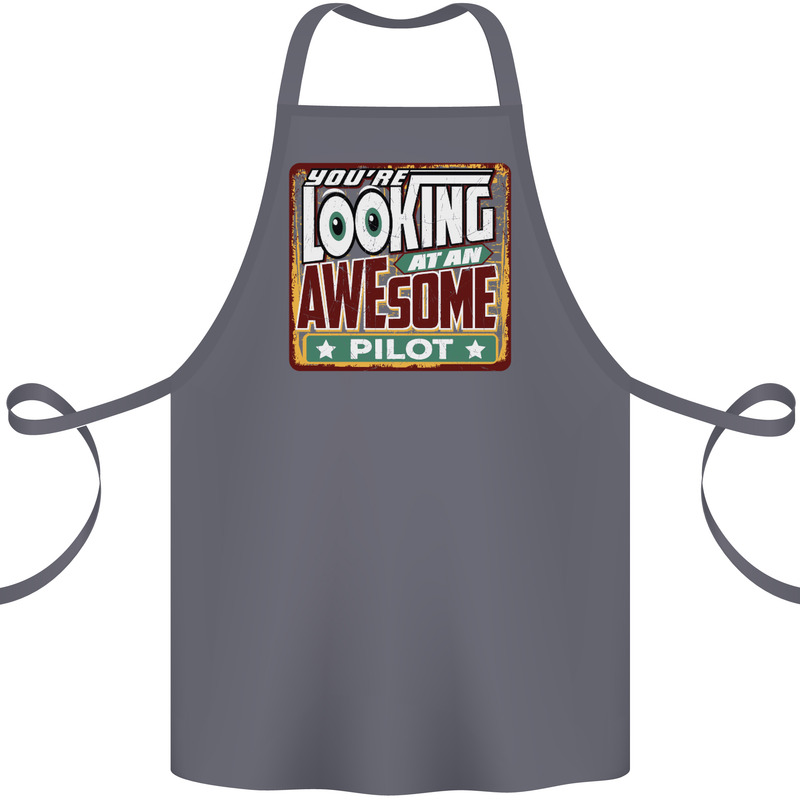 You're Looking at an Awesome Pilot Cotton Apron 100% Organic Steel