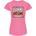 You're Looking at an Awesome Professor Womens Petite Cut T-Shirt Azalea