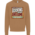 You're Looking at an Awesome Referee Mens Sweatshirt Jumper Caramel Latte