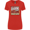 You're Looking at an Awesome Security Guard Womens Wider Cut T-Shirt Red