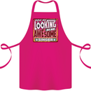 You're Looking at an Awesome Singer Cotton Apron 100% Organic Pink