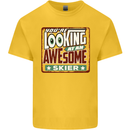You're Looking at an Awesome Skier Kids T-Shirt Childrens Yellow