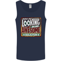 You're Looking at an Awesome Solicitor Mens Vest Tank Top Navy Blue
