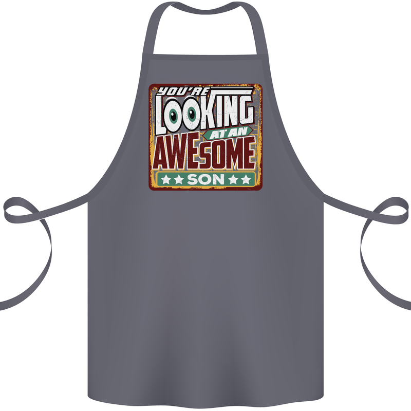 You're Looking at an Awesome Son Cotton Apron 100% Organic Steel