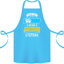 You're Looking at an Awesome Stepdad Cotton Apron 100% Organic Turquoise