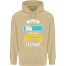 You're Looking at an Awesome Stepdad Mens 80% Cotton Hoodie Sand