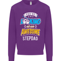 You're Looking at an Awesome Stepdad Mens Sweatshirt Jumper Purple