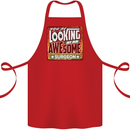 You're Looking at an Awesome Surgeon Cotton Apron 100% Organic Red