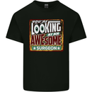 You're Looking at an Awesome Surgeon Mens Cotton T-Shirt Tee Top Black