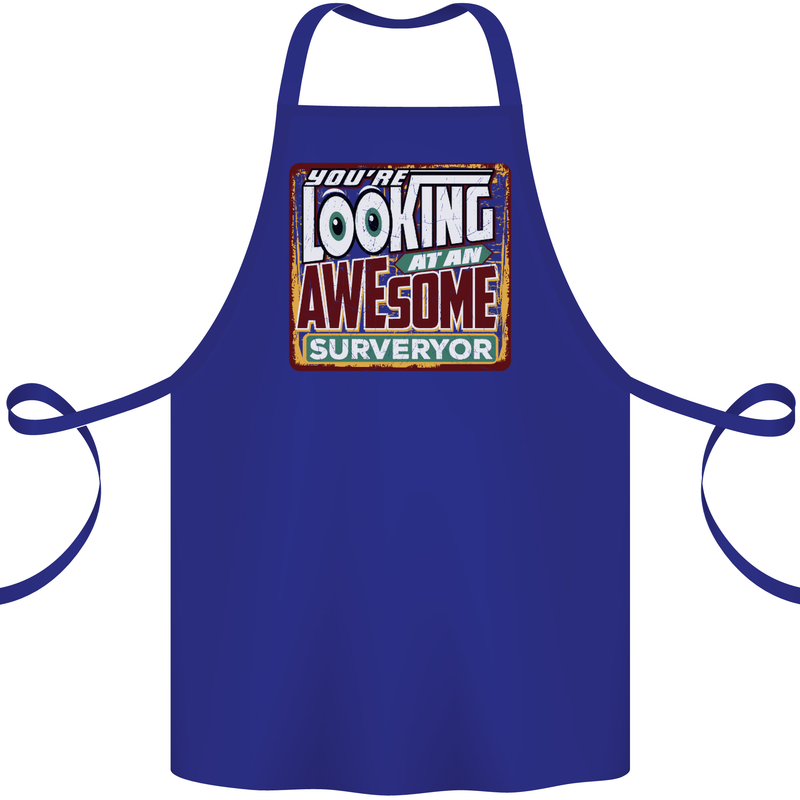 You're Looking at an Awesome Surveyor Cotton Apron 100% Organic Royal Blue