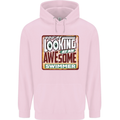 You're Looking at an Awesome Swimmer Childrens Kids Hoodie Light Pink