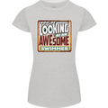 You're Looking at an Awesome Swimmer Womens Petite Cut T-Shirt Sports Grey