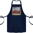 You're Looking at an Awesome Tailor Cotton Apron 100% Organic Navy Blue