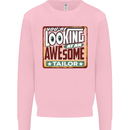 You're Looking at an Awesome Tailor Mens Sweatshirt Jumper Light Pink