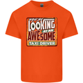 You're Looking at an Awesome Taxi Driver Mens Cotton T-Shirt Tee Top Orange