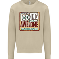 You're Looking at an Awesome Taxi Driver Mens Sweatshirt Jumper Sand