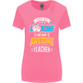 You're Looking at an Awesome Teacher Womens Wider Cut T-Shirt Azalea