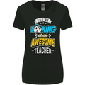 You're Looking at an Awesome Teacher Womens Wider Cut T-Shirt Black