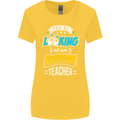 You're Looking at an Awesome Teacher Womens Wider Cut T-Shirt Yellow
